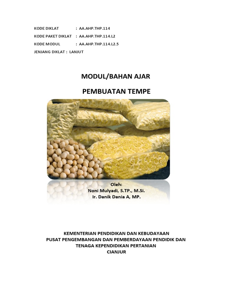 Panduan Lengkap Pembuatan Tempe | PDF | Teknologi & Rekayasa