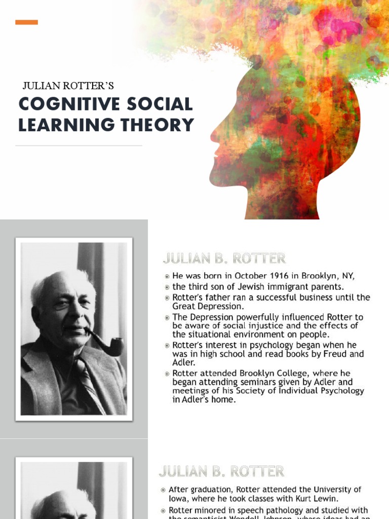 Julian Rotter's Social Learning Theory | PDF | Reinforcement | Behavior