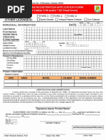 FEO FORM No 6 Firearm Registration Application Transfer | PDF