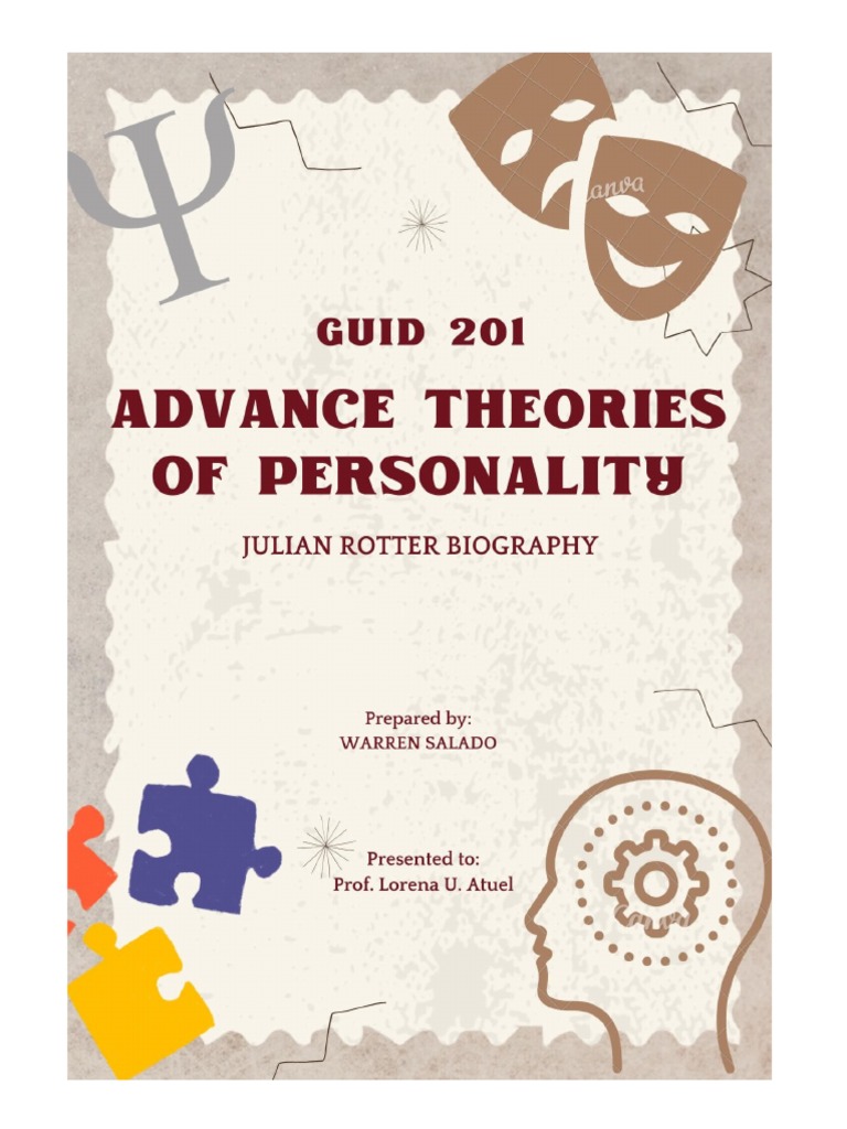 Julian Rotter: Pioneer of Social Learning Theory | PDF | Psychology ...