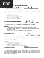 B1 - 01 Simple Past Tense Grammar