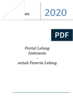 Buku Panduan Pengguna Portal Lelang Indonesia 2020 - Frontend