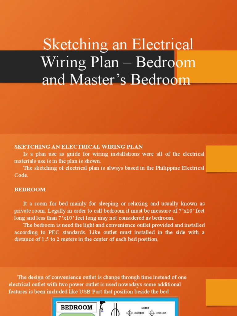 Master Bedroom Electrical Plan Guide | PDF