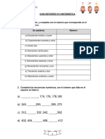 Evaluación 4 Matemática - Guía Refuerzo