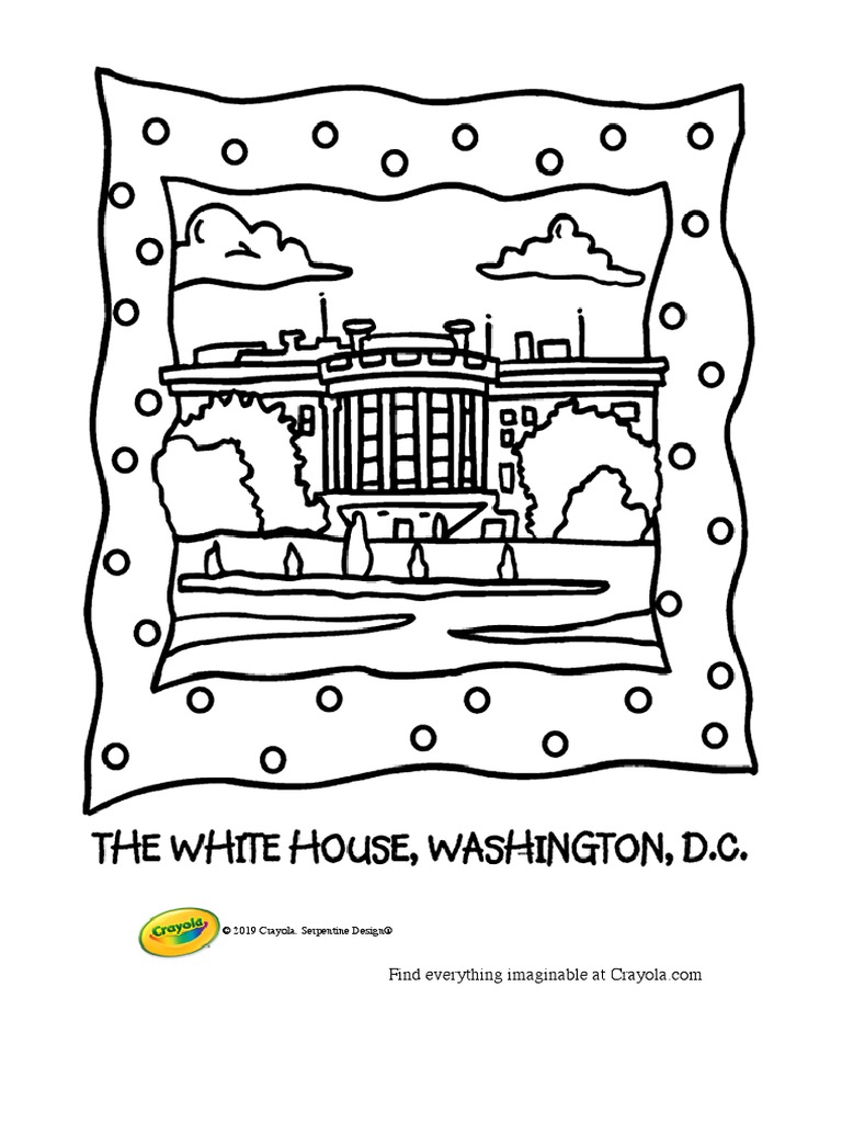 The White House Coloring Page | crayola | PDF