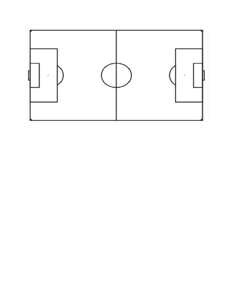 Free Football Pitch Template Word Download PDF