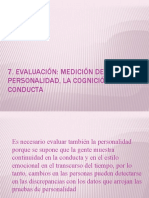 t7-7. Medición de La Personalidad, La Cognición y La Conducta