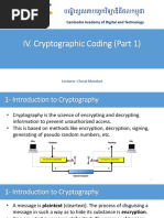 4.1. Cryptographic Coding (Part 1)