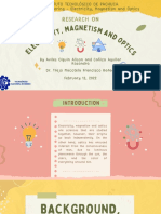 Presentación Investigación Sobre "Electricidad, Magnetismo y Óptica" - Alison Avilés y Kasandra Cañizo