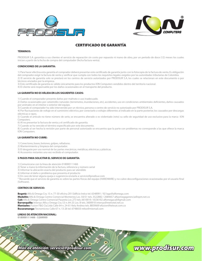 certificado-de-garant-a-prodisur-s-a-pdf-factura-inform-tica