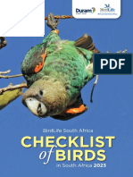 BirdLife South Africa Checklist of Birds 2023