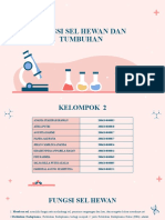 Fungsi Sel Hewan Dan Tumbuhan