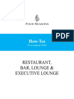 How-Tos - Restaurant Bar Lounge + Executive Lounge