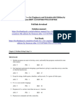 C For Engineers and Scientists 4th Edition by Bronson ISBN Test Bank