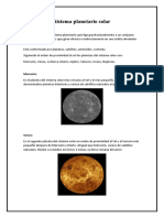 Sistema Planetario Solar