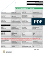 CSD Registration Summary Report: Supplier Identification