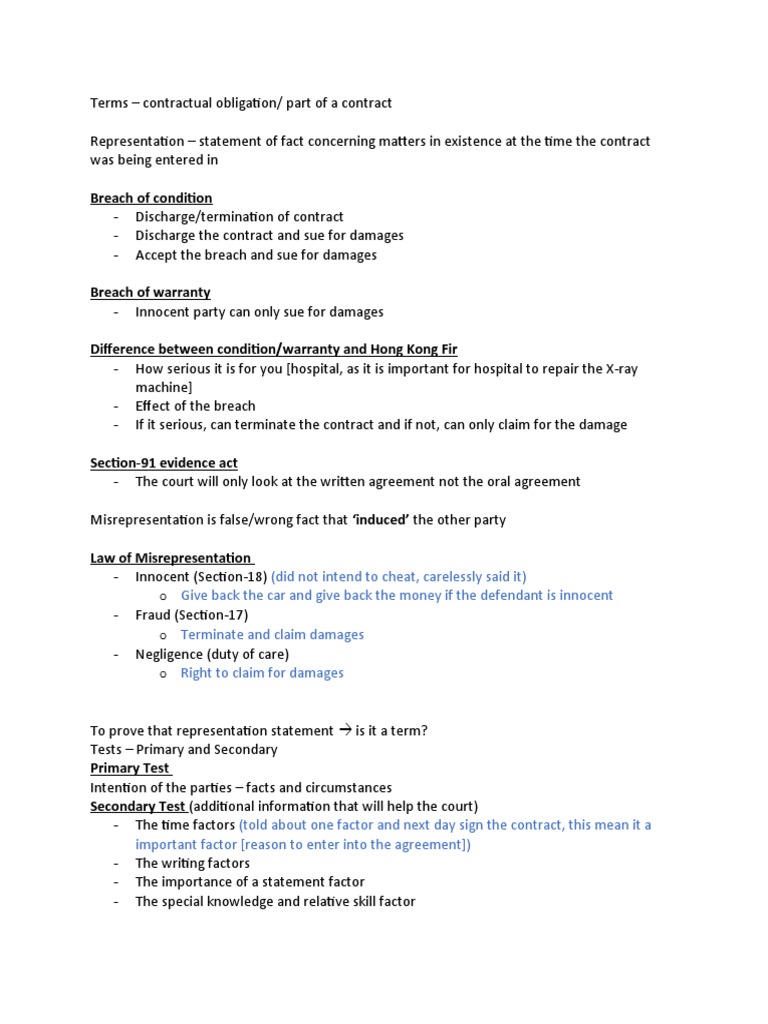 Malaysian Business Law Tutorial 6 Notes Pdf