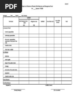 Brgy SRE Format | PDF