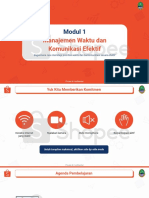 Modul 1 - Manajemen Waktu Dan Komunikasi Efektif