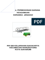 Proposal Permohonan Sarana Keranda Mayat