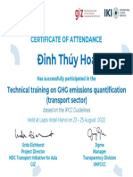 Certificates 2022 - Dinh Thuy Hoa