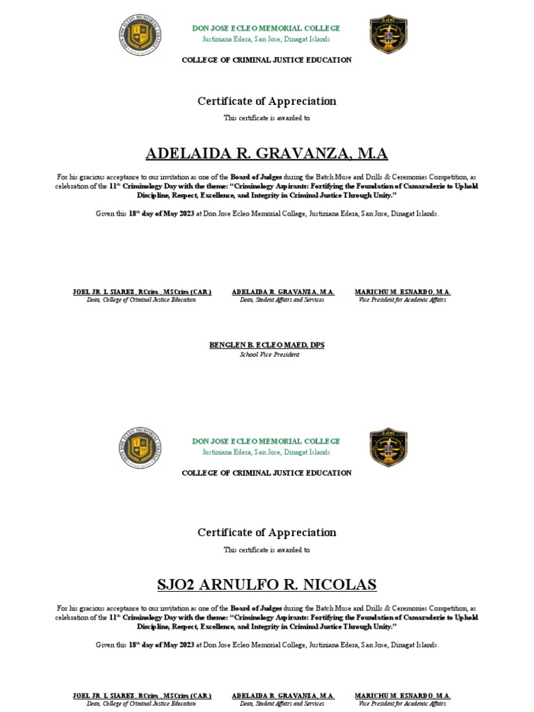 Citation For Judges PDF Criminal Justice Crime Violence