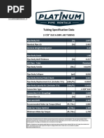 Casing Specifications and Capacity Table | PDF | Nature