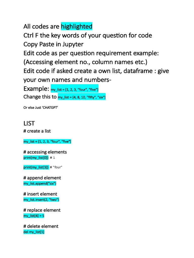 Python Codes | PDF | Computer Programming | Computing