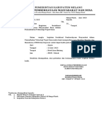 Surat Undangan Kegiatan Sosialisasi TTG