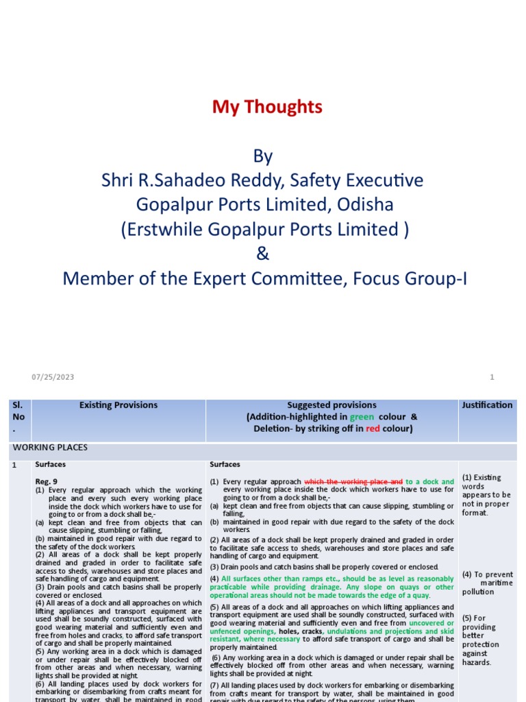 On Standards Under Section 18 of OSH WC Code 2020 GPL | PDF | Lighting ...