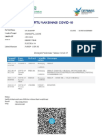 Kartu Vaksinasi Covid-19: Riwayat Pemberian Vaksin Covid-19