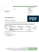 Zahlungserinnerung (DE03235595) | PDF