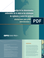 Abordaje de Los Determinantes Ambientales de La Salud en Las Estrategias de Vigilancia y Control de Vectores