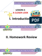 Grade 7 - Unit 11-Travelling in The Future - Lesson 2 - A Closer Look