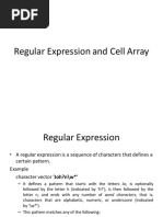 Regular Expression and Cell Array1