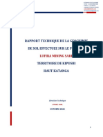 Rapport Technique de La Geochimie PR14115