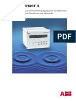 Synchrotact 5: Synchronizing and Paralleling Equipment and Systems For Synchronous Machines and Networks