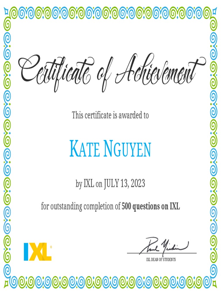 Certificate 3 PDF