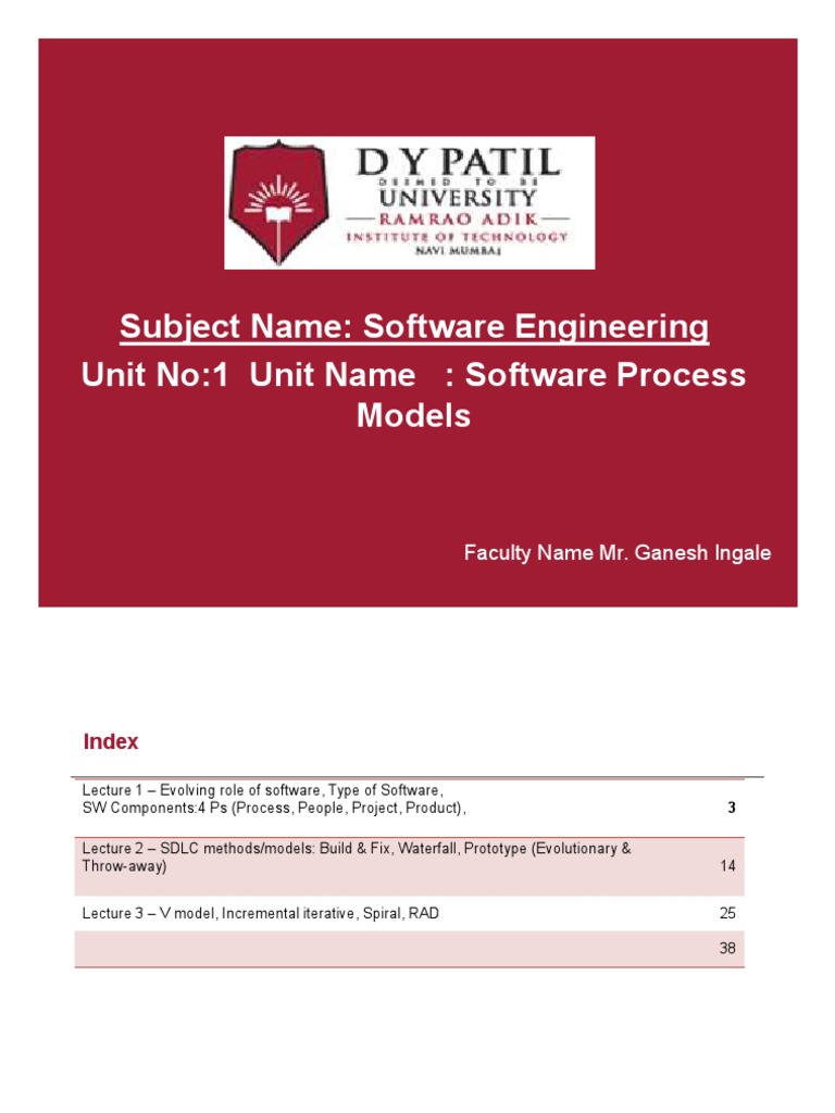 Week 1 PPT | PDF | Software Development Process | Internet Of Things