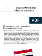 Negara - Negara Pendukung Kemerdekaan Indonesia