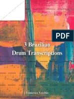 3 Brazilian Drum Transcriptions (Djavan, Leny Andrade, Rosa Passos)