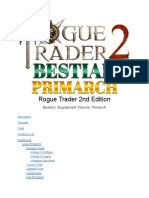 Rogue Trader 2nd Edition (Public) - Bestiary Supplement Volume - Primarch