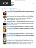Advanced View Arduino Projects List - Use Arduino For Projects