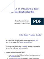 Two Phase Simplex Algorithm