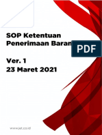 SOP Ketentuan Penerimaan Barang Ver. 3