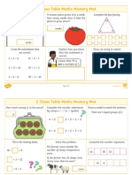 2 Times Table Maths Mastery Mats