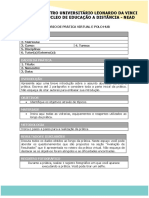 Modelo de Relatório de Prática Virtual e Polo HUB - Revisado