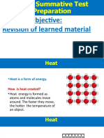 Learning Objective: Revision of Learned Material