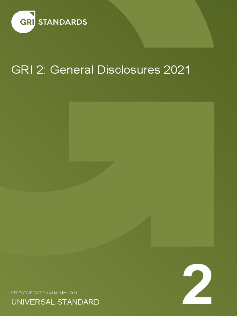 Gri 2 General Disclosures 2021 | PDF | Employment | Supply Chain