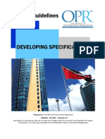 Developing Specifications PDF